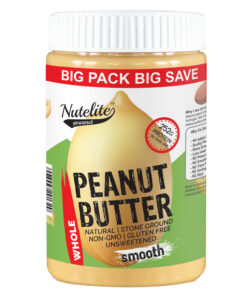 Peanut butter whole no sugar smooth