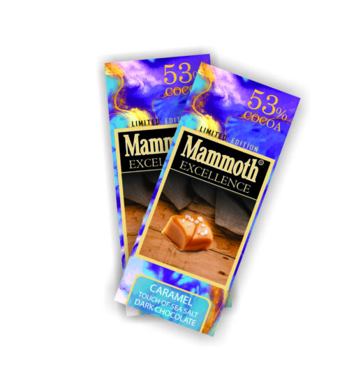 mammoth 53% dark chocolate bar
