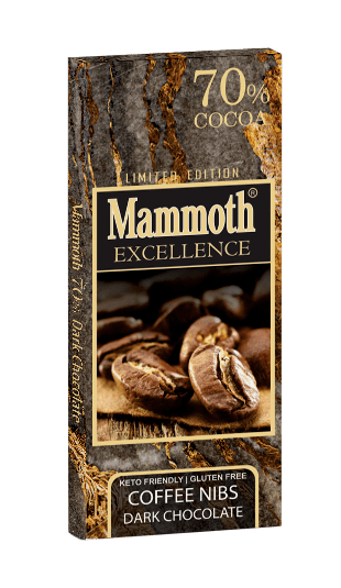70% dark mammoth chocolate bar