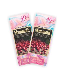 Mammoth 40% milk chocolate bar