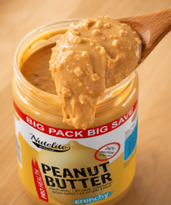 crunchy peanut butter spoon
