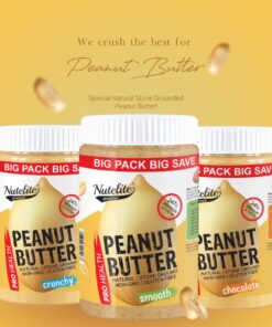Nutelite Natural Peanut Butter (Pro Health) - Stone grounded - Smooth - 340gm - Image 4