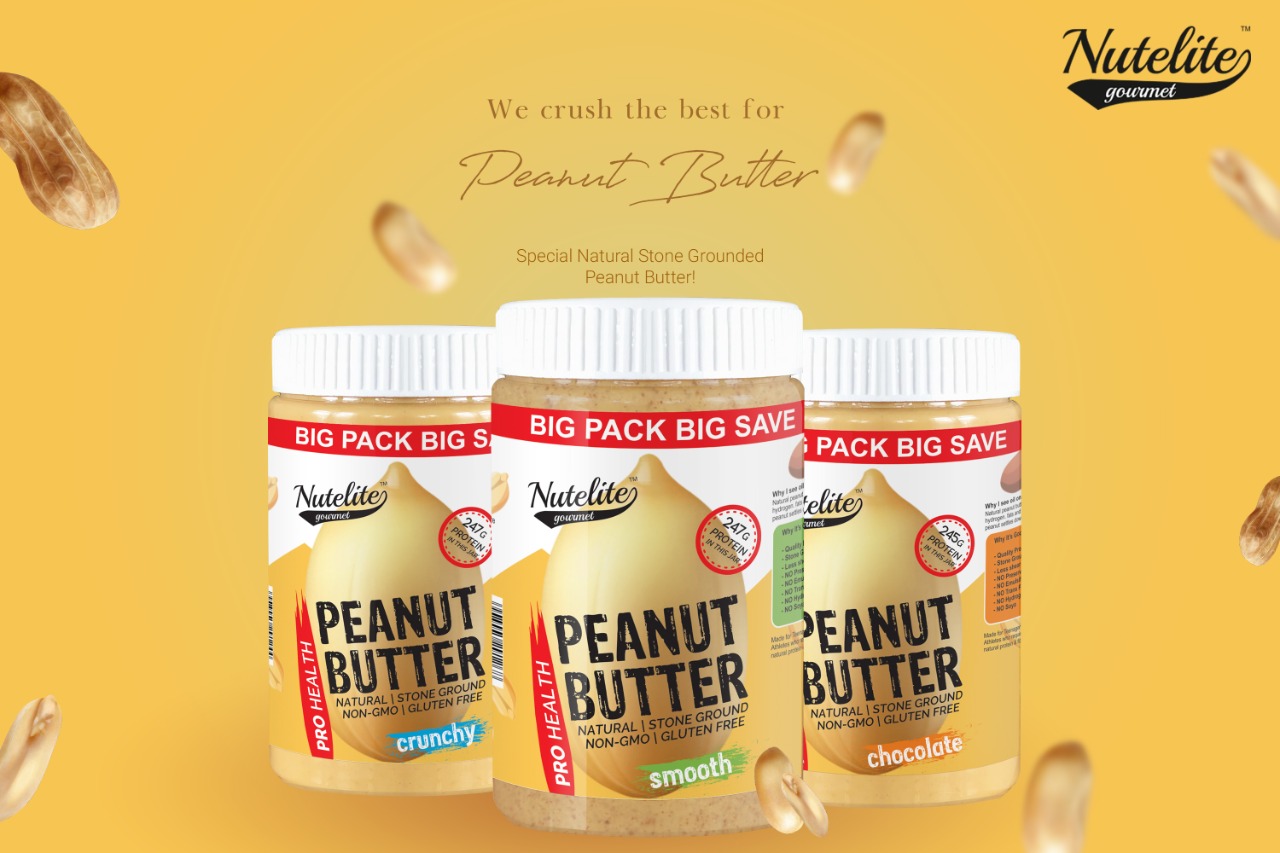 Nutelite Natural Peanut Butter (Pro Health) - Stone grounded - Smooth - 340gm - Image 4