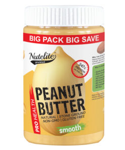 Nutelite Natural Peanut Butter (Pro Health) - Stone grounded - Smooth - 900gm